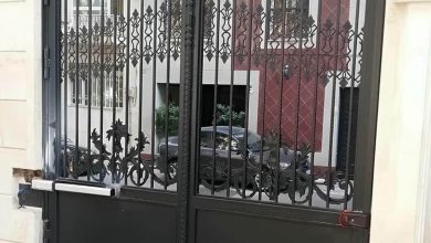 جک بازویی ساختمان مسکونی شیراز مدل بازویی مشکی
