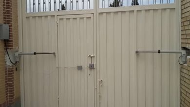 جک درب پارکینگ کم صدا کنار ورودی شیراز