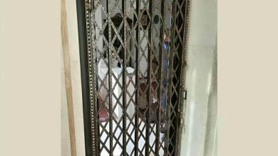 حفاظ درب ضد سرقت مشکی در شیراز