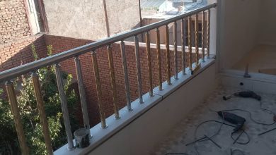حفاظ پله شیراز با طراحی فلزی مدرن