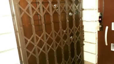 درب آکاردئونی آپارتمان فلزی شیراز