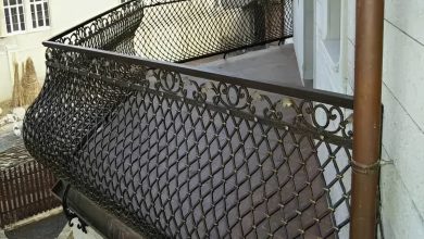 نرده راه پله فلزی شیراز با طراحی داخلی