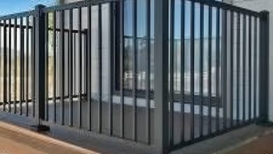 نرده چوبی راه پله شیراز بافت چوب طبیعی
