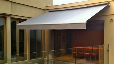 چادر برقی نمای مدرن شیراز