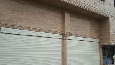 کرکره پارکینگ شیراز با تیغه مقاوم ورودی ساختمان